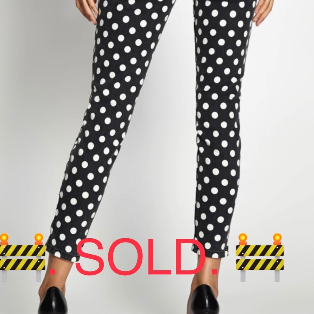 Guess Jeans US 27  High-Rise with Polka Dots